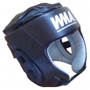 Шлем защитный бокс р. S натуральная кожа черно-белый 2492 10012153